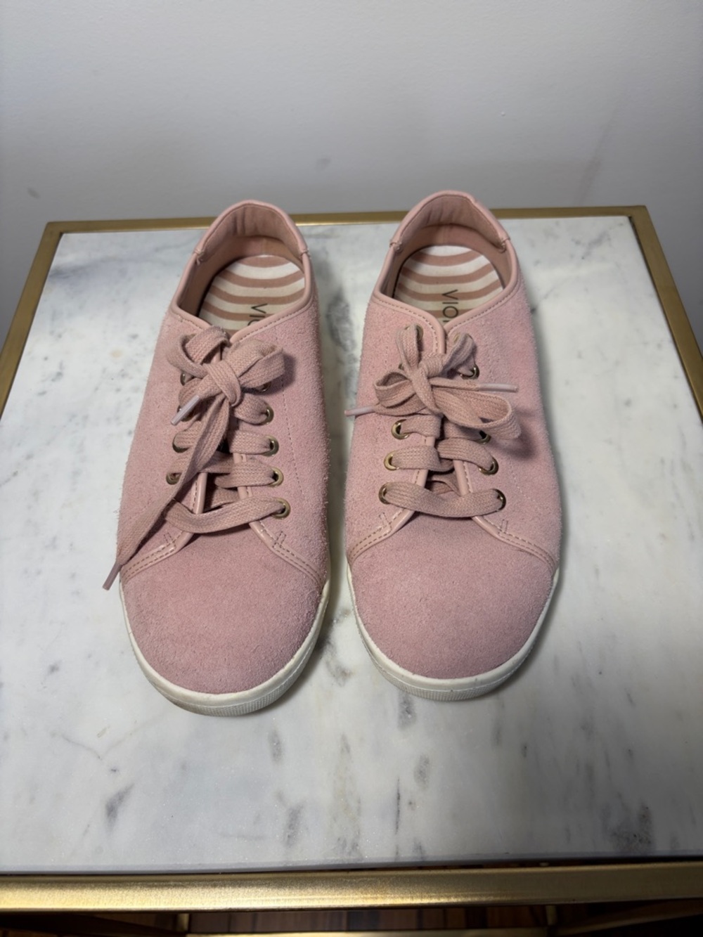 Vionic Brinley Women’s Casual Lace-Up Sneakers - Pink- Size 7